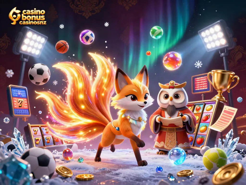 Experience casino bonus casinosnz magic with vibrant spirits, slot reels, and winning symbols in action.